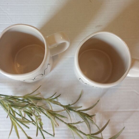 Rae Dunn Bride And Groom Coffee Mugs - Picture 2 of 6